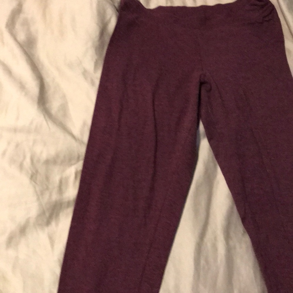 PINK maroon leggings